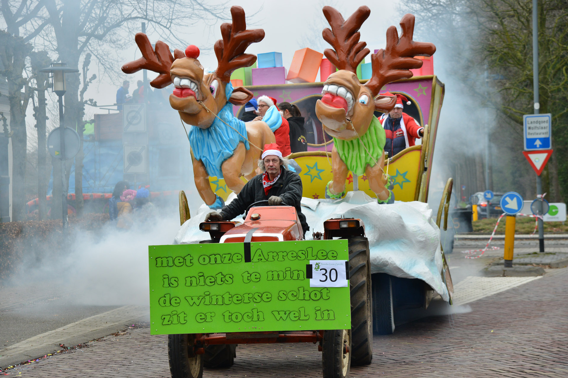 De optocht van Bosuilendorp, zondag 26 februari 2017.