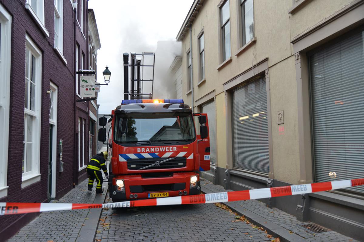 Brand in studentenwoningen in de Molenstraat 4 oktober.