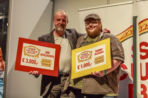Winnaars Ger Apeldoorn en Kenny Rubenis.