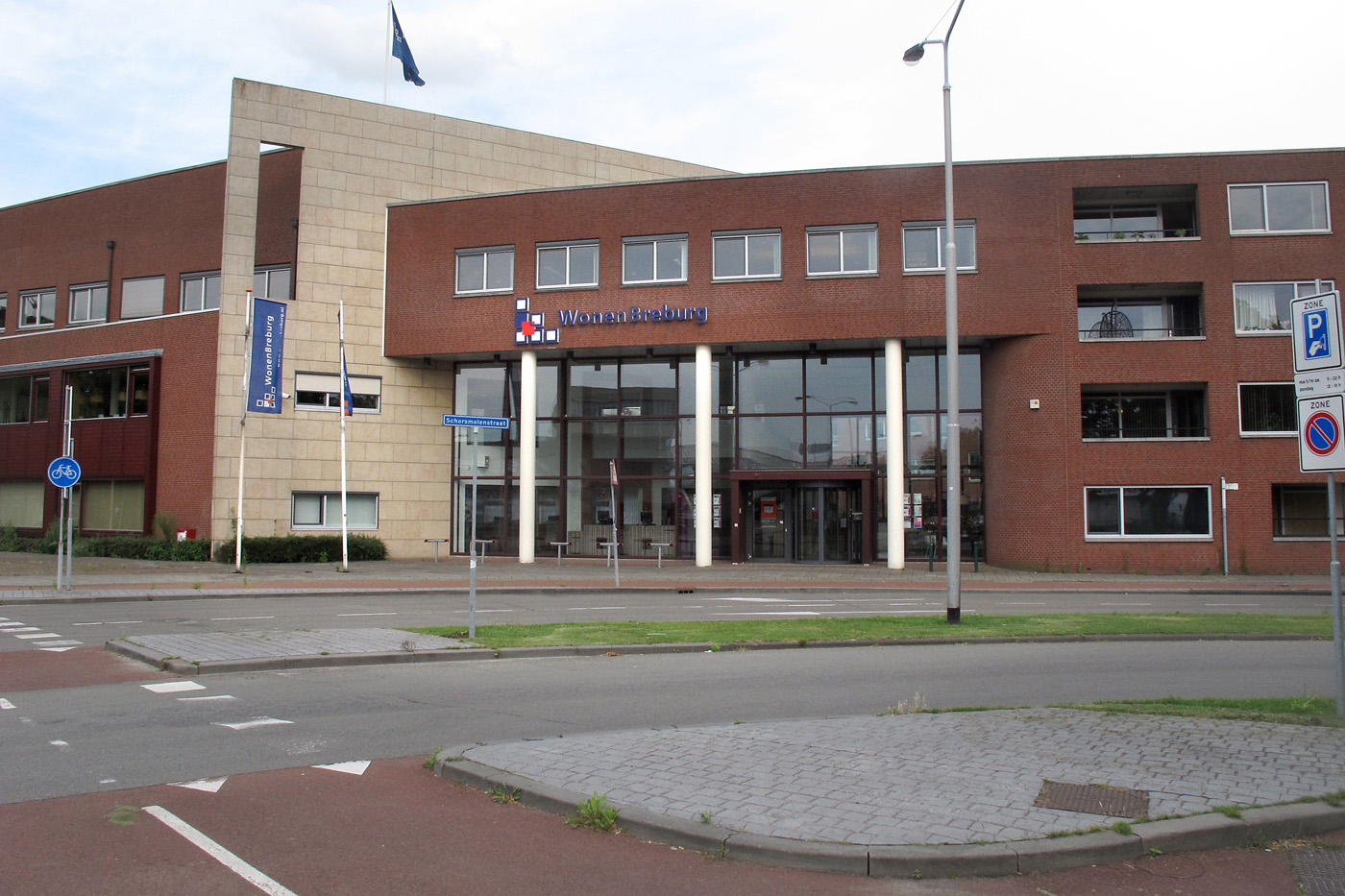 Kantoor WonenBreburg Schorsmolenstraat, 1 augustus 2016.