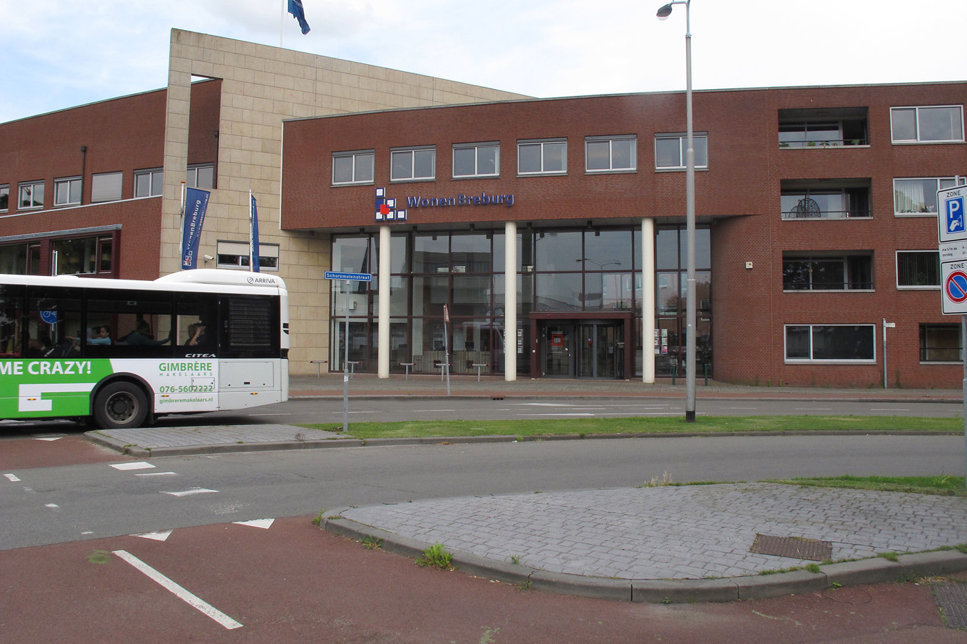 Kantoor WonenBreburg Schorsmolenstraat, 1 augustus 2016.