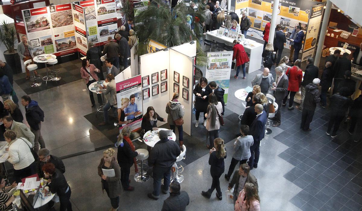 De Woonmarkt in het Stadskantoor.