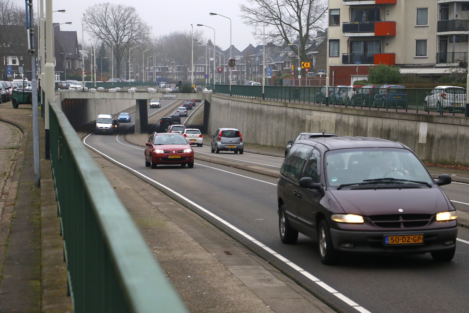 De Zuidelijke Rondweg, vrijdag 12 januari 2018.