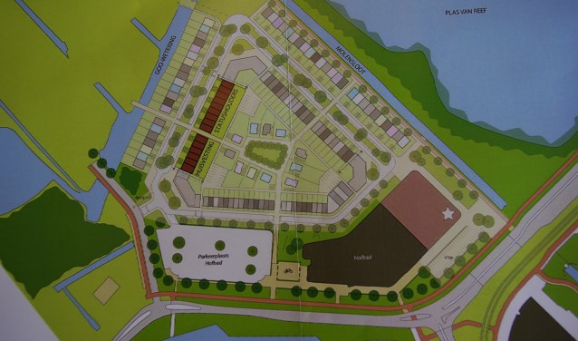 Bewoners van Ypenburg kregen bij de brief ook een handig kaartje waarop precies te zien is waar zij vanaf eind dit jaar vluchtelingen kunnen vinden.