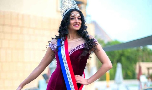 Soesoe reisde in haar rol van Miss Indian Beauty Netherlands 2015 onder meer naar Egypte. (foto: Amr Tarek)