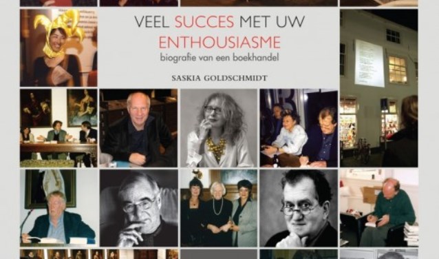 Boekhandel De Omslag viert het jubileum onder meer met een jubileumboek.