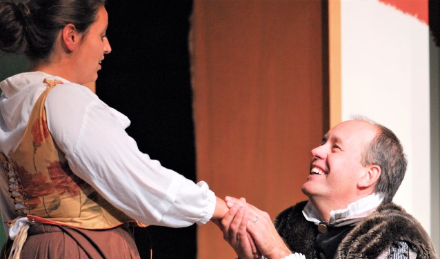 Anne de Groot en Felix van Waart in actie. (foto: Olga Nix)
