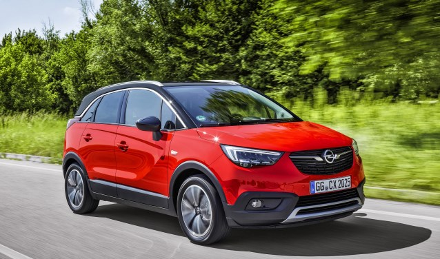 De Opel Crossland X, 'Best in Class Car 2017'.