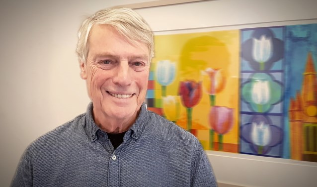 Paul Breukel, voorzitter van de Delftse Bridge Club