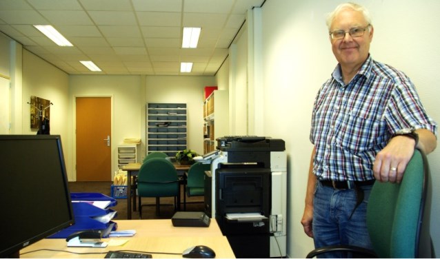 Peter van Koppen in zijn kantoor in de Plaspoelpolder in Rijswijk.