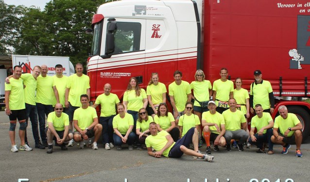 Team 243 kan ook dit jaar weer rekenen op hun sponsor Slager en Zandbergen
