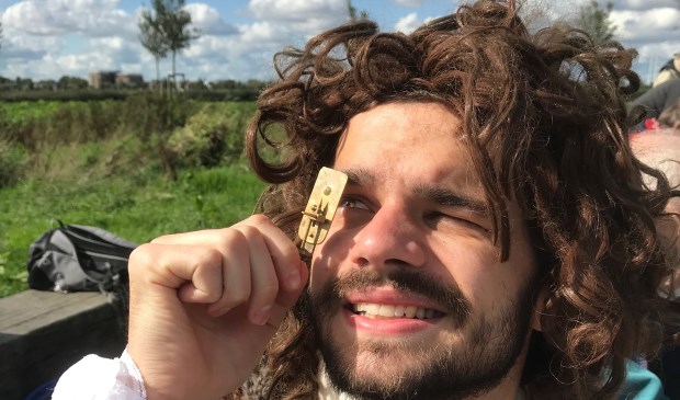 De zeventiende-eeuwse Delftse ontdekker Antoni van Leeuwenhoek.