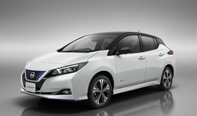 De Nissan LEAF modeljaar 2019.