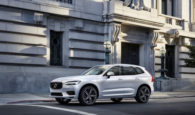 De Volvo XC60, altijd een imposante verschijning.