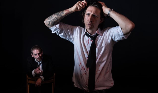 Armand Muilenberg als Mr. White tijdens de repetities in Amsterdam voor theaterversie Reservoir Dogs. (Foto: Boy Hazes)