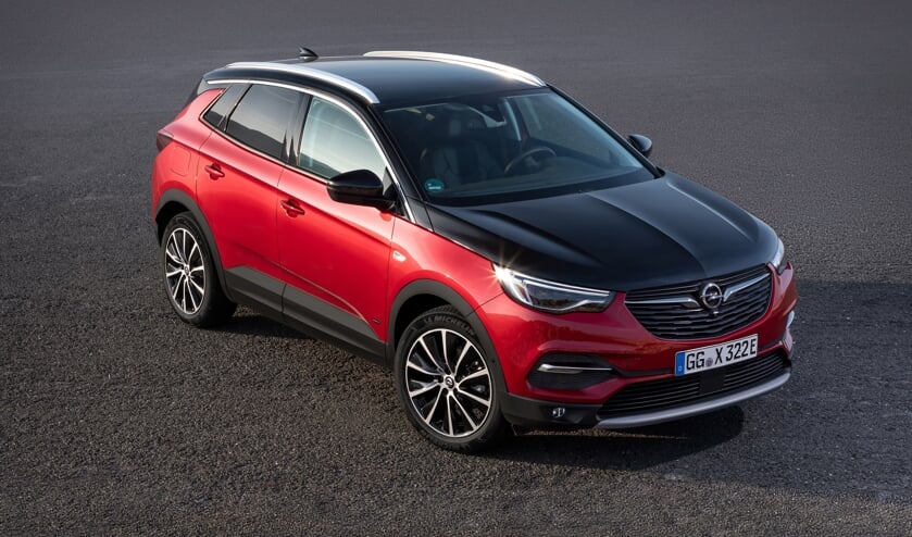 De Opel Grandland X als vierwiel aangedreven plug-in hybride variant.