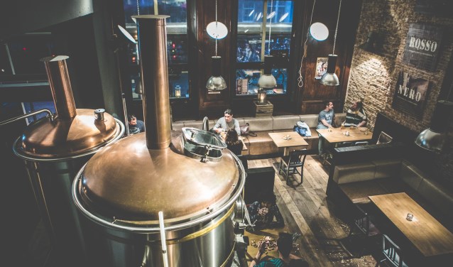 In de Bierfabriek kun je eten in de brouwerij. (Foto: PR)
