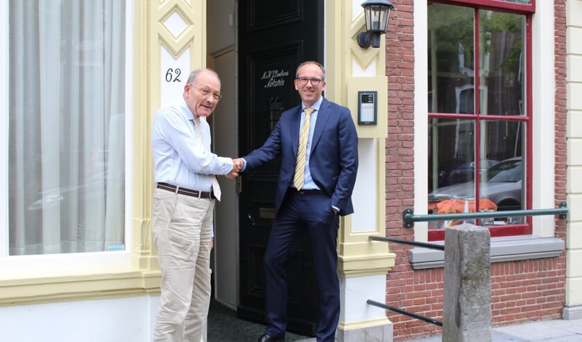 In september neemt Wim Boelens afscheid. Ewout Jansen wordt dan beëdigd als notaris. (Foto; EvE)