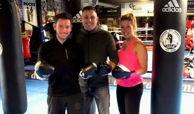 Jeroen Vos, Aaron Loeffen en Bernice Godschalk.