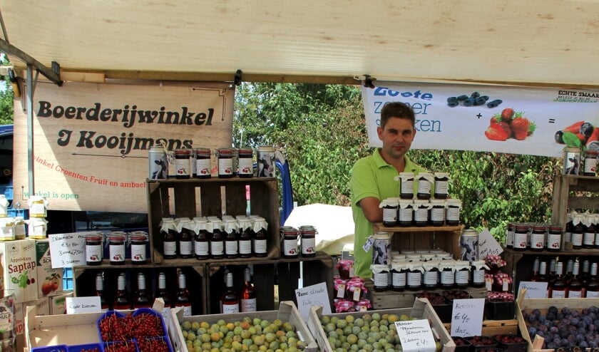 Joost Kooijmans heeft zelf ook een kraam op de Voorjaarsmarkt.