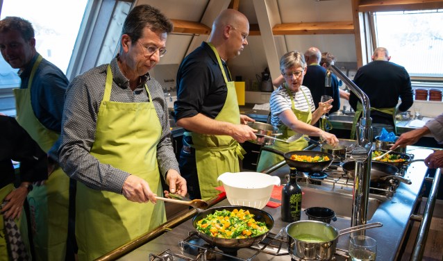 Workshop gastronomie, gezondheid en beweging bij versspecialist Tijssen.