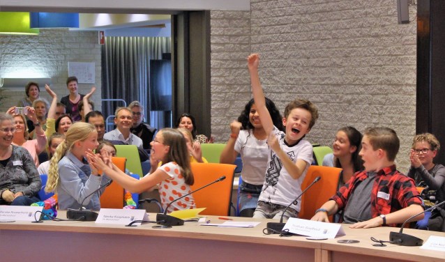 De Mariaschool wint deze editie van de Kindergemeenteraad.