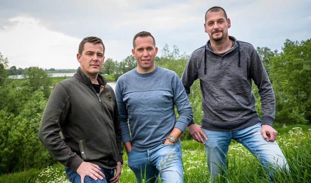Thim Vernooij, Egon van Kessel en Dennis Lindeman.