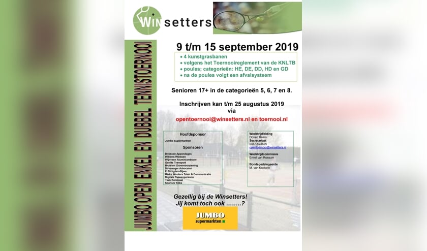 Overzicht toernooi!