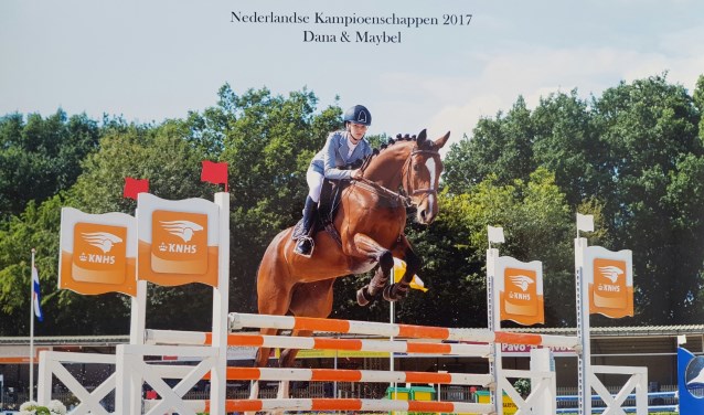 Dana Gosen in aktie tijdens het NK | Fotonummer: 49acce