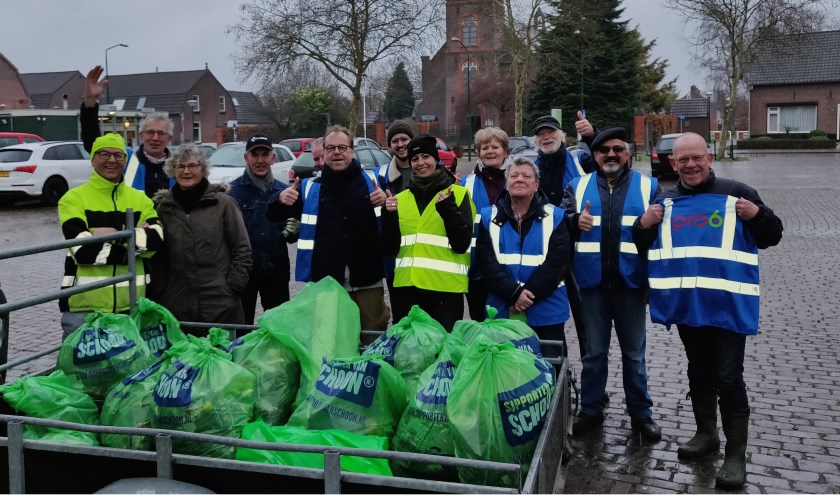 Gezellig dat er ook inwoners uit Soerendonk spontaan meededen met de prikactie