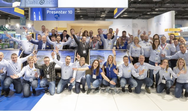 Een deel van het Prowise-team, foto: Prowise