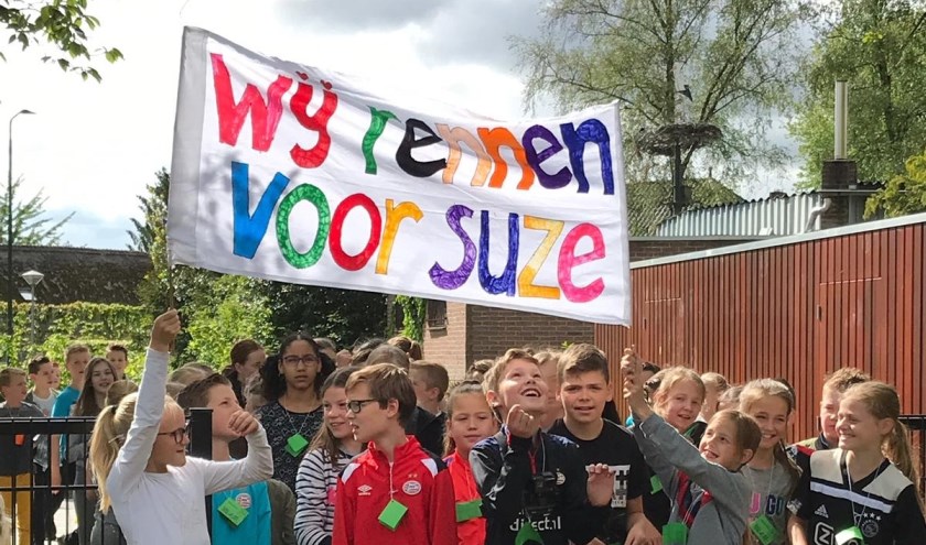 Een groot gevoel van saamhorigheid op De Boogurt, tijdens de sponsorloop voor KIKA.