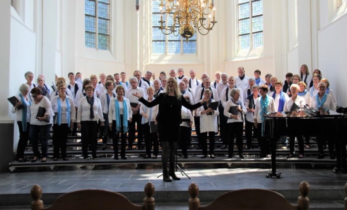 The Joy tijdens het korenfestival in de Oude Kerk in Ede