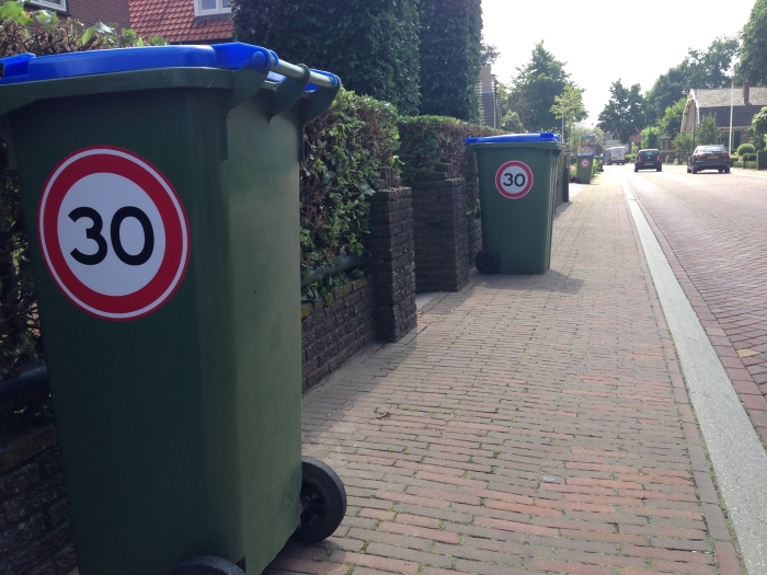 actie, want 30 km/u is max!