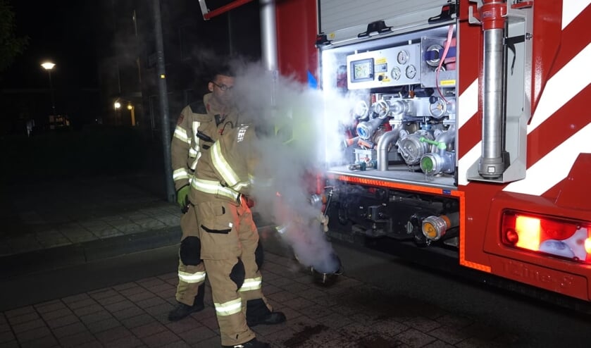 Bewoner sluit zich buiten; brandweer in actie voor pannetje op het vuur