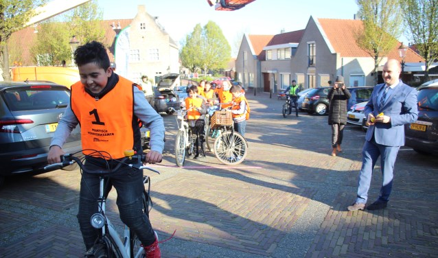 Rayan Meliani ging als allereerste van start.