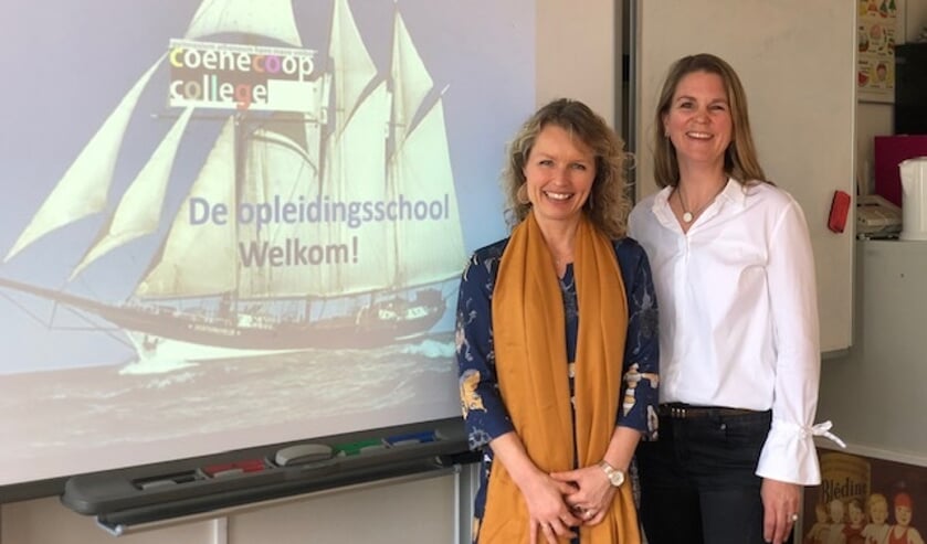 Het Coenecoop College is trots op het keurmerk Opleidingsschool.(foto:pr)