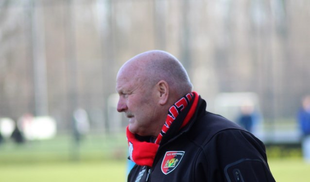 Trainer René van Beek: “Achteraf had ik wat moeten zeggen.” (foto en tekst: Erik van Leeuwen)