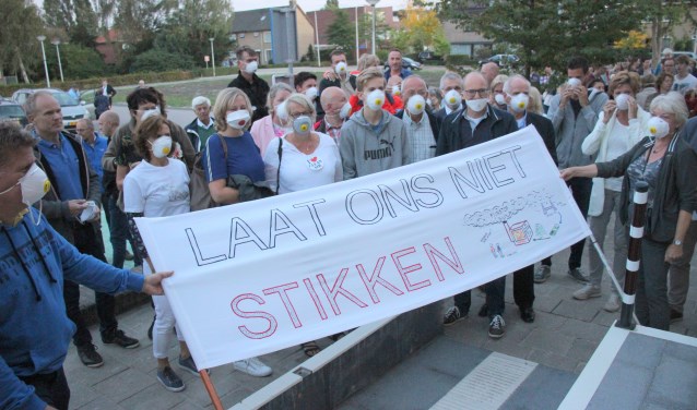 Sinds eind vorig jaar protesteren inwoners tegen de komst van de biomassacentrales (Foto: HvH archief).