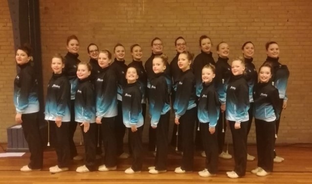 De twirlers van Illusion sleepten negen medailles in de wacht.(foto: pr)