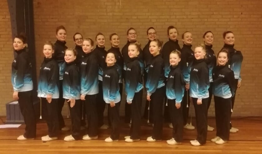 De twirlers van Illusion sleepten negen medailles in de wacht.(foto: pr)