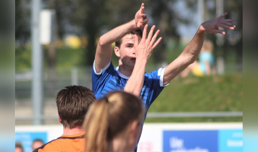 Koen Collée tijdens de laatste veldcompetitiewedstrijd tegen GKV.