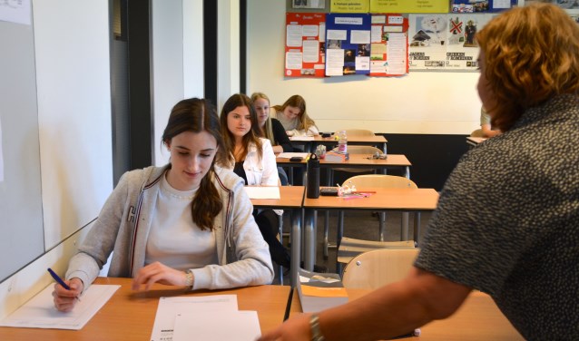 Mylène Legerstee begint aan haar zwaarste examen.(foto: Judith Rikken)