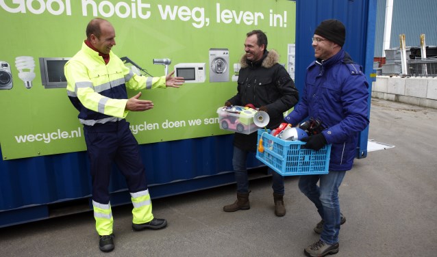 Vijfentwintig cheques van 1000 euro zijn er te winnen voor inzamelaars van e-waste. (foto: Wecycle)