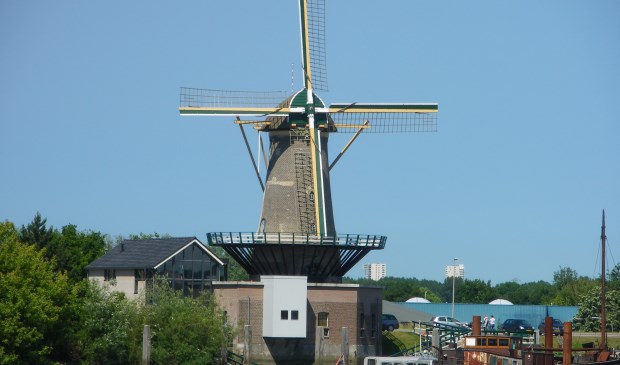 De leefomgeving van de molen, ook een 'echt stukje Nieuwerkerk' wordt in de plannen opgenomen. Rien Maaskant bepleitte dat. (foto: Hans de Kroon)