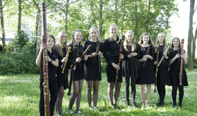 Het blokfluitensemble Con Amore. (foto:pr)