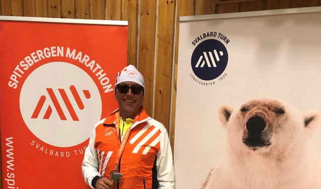 Hardlopen in Spitsbergen: "Zwaar maar fantastisch", vindt Cees van der Harst.