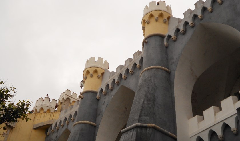 Palácio da Pena in de Portugese stad Sintra.