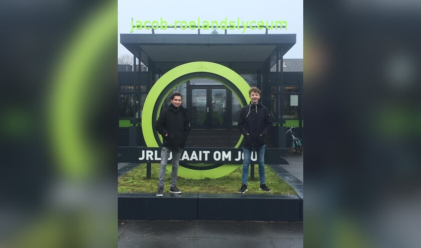Initiators van de staking Teun Toemen (l.) en Gijs Lagerweij. | Fotonummer: 1f60b6