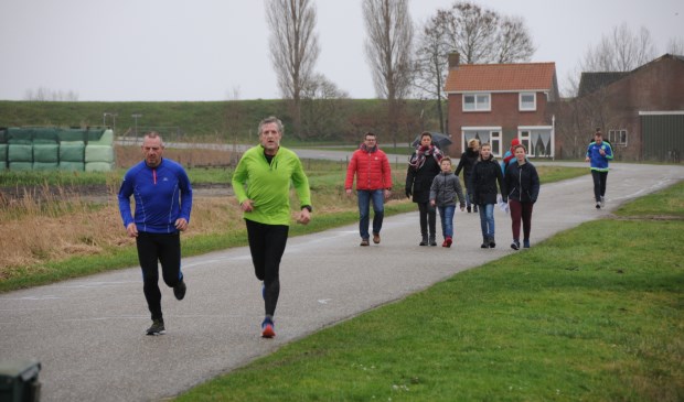 In de Lange Zandweg wordt ook hard gelopen.
